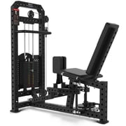 Commercial Hip Adduction Abduction Machine, Inner & Outer Thigh Exercise Equipment with Adjustable Weight Stack, Commercial Grade Home Gym Fitness Machine for Glutes, Hips & Leg Strength Training