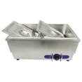 thumbnail image 1 of Commercial Hot Dog Steamer & Bun Warmer Bakery Buffet Steam Heater, 1 of 11