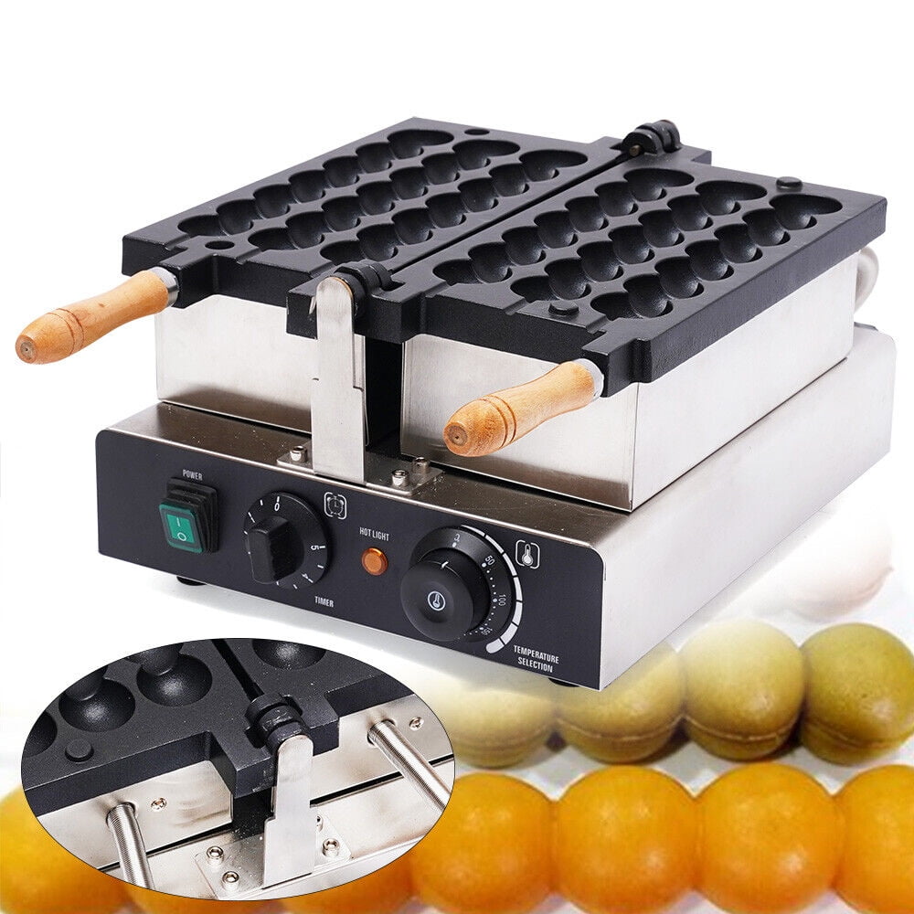 Commercial Hot Dog Waffle Machine 42Pcs Corn Dog Waffle Maker for