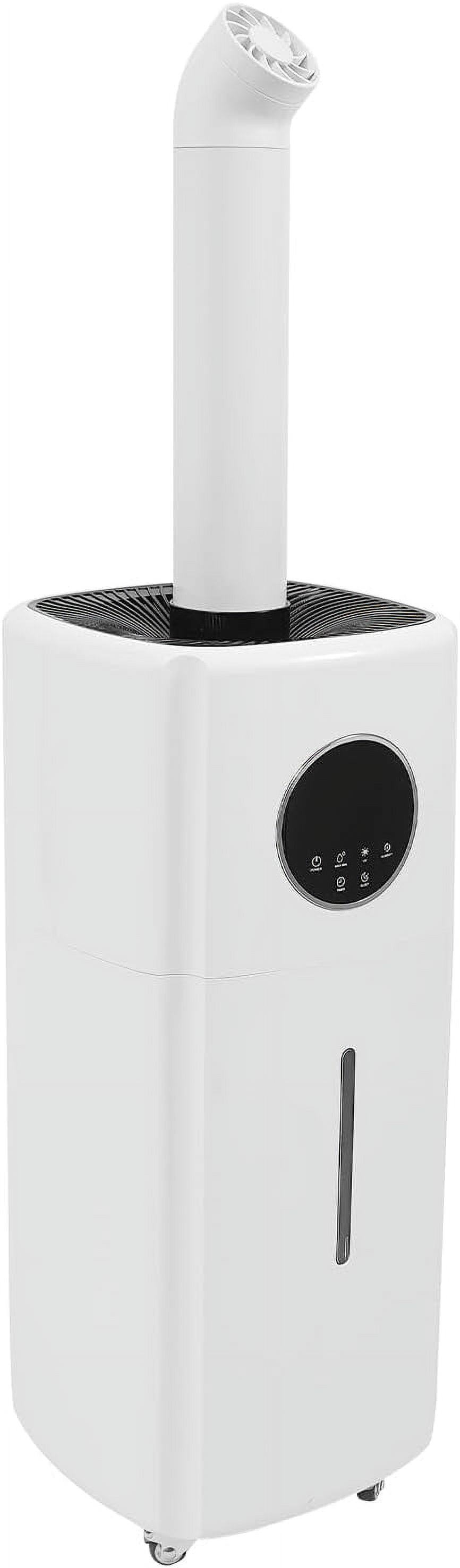 Commercial Humidifier,3 Speed Whole-House Style Humidifier,Adjustable Mist Output,for Home 3000 sq. ft, 5.5Gal Cool Mist Top Fill Humidifier Floor Humidifier 21L 2000ML/H Dual 360 Nozzles