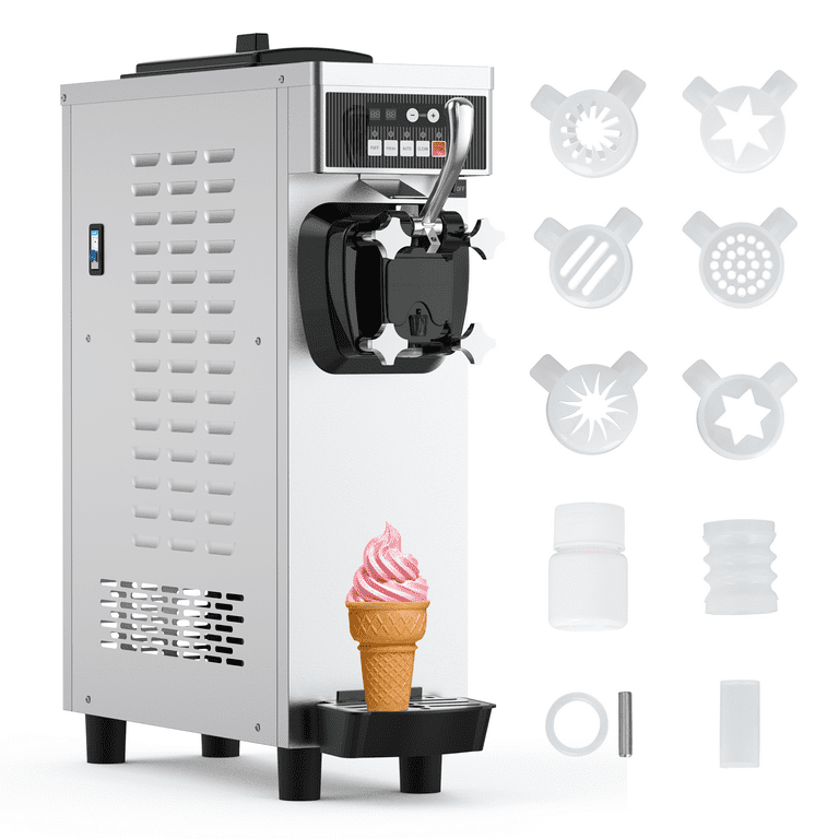 Kolice Commercial Tabletop Hard Ice Cream Machine, Countertop Gelato  Italian Water Ice Hard Ice Cream Maker - Cylinder:4.5L