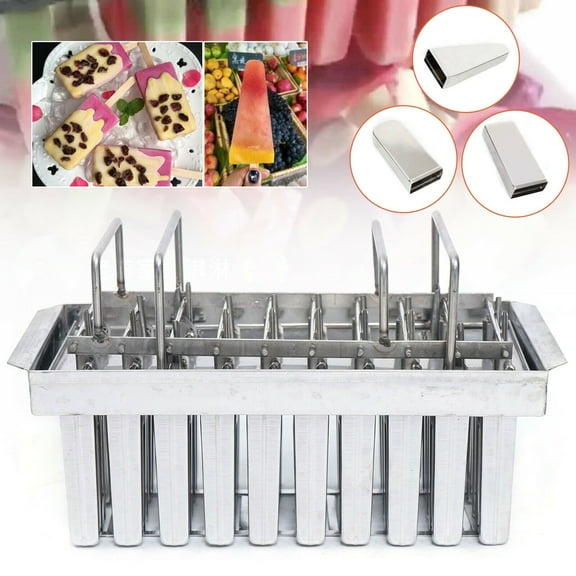 Commercial Ice Cream Stick Mold 30pcs Mold Cup Stainless Steel Ice Cream Mold