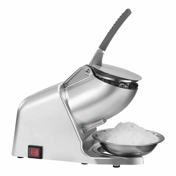 Commercial Ice Crusher 286LBS/H Electric Snow Cone Maker Shaved Ice Machine