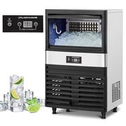 Commercial Ice Maker Machine 80lbs/24H with 33lbs Ice Storage Capacity
