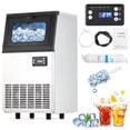 thumbnail image 1 of Commercial Ice Maker Machine,Bin Stainless Steel Automatic Operation Commercial Ice Machine for Home Bar, Include Water Filter, Scoop, Connection Hose, 1 of 7