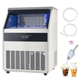 thumbnail image 1 of Commercial Ice Maker Machine, Freestanding 360 lbs/24H, 160 Cubes/Cycle, Stainless Steel Cabinet, 1 of 11