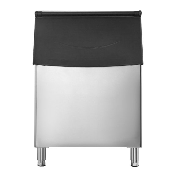Commercial Ice Maker Storage Bin, 500 LBS Capacity Ice-Bin, Stainless Steel Commercial Ice Storage Bin with Adjustable Anti-slip Rubber Feet, Suitable for Restaurant Hotel and Beverage Shops
