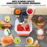 Commercial Immersion Blender, 500 Watt Heavy Duty Hand Mixer, Variable Speed Kitchen Stick Mixer with 304 Stainless Steel Blade, Multi-Purpose Portabl