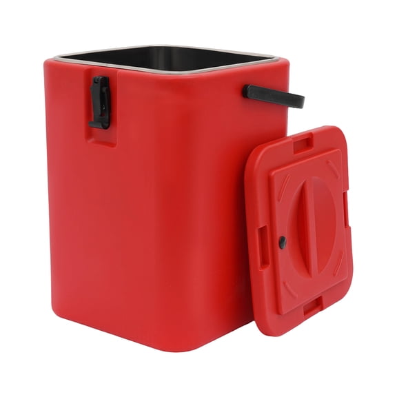 Commercial Insulated Soup Container 40L/10.57Gal Red, Thermal Food Storage for Restaurant, Canteen, Home