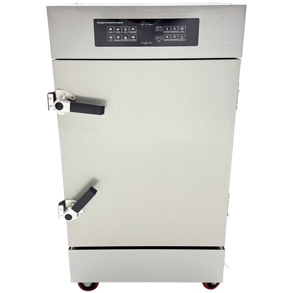Commercial Intelligent Electric Steaming Cabinet 8 Tray Rice Steaming Box Stainless Steel Intelligent Control Panel 220V