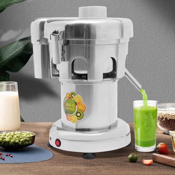 Commercial Juice Extractor Juicer Machine Electric Fruit and Vegetables Juice Maker Stainless Steel Constructed Centrifugal Juice Extractor Juice Press Machine 2800r/min 370W