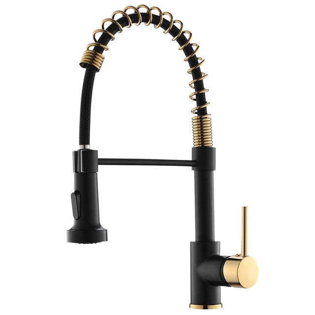 Commercial Kitchen Faucet with Pull Down Sprayer,Single Handle Single ...