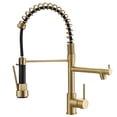 thumbnail image 1 of Commercial Kitchen Faucet with Pull Down Sprayer, Single Handle Single Lever Kitchen Sink Faucet, 1 of 4