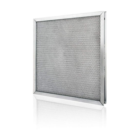 Commercial Kitchen Make Up Air (MUA) and Supply Fan Metal Mesh Air Filters- Used in Heater and Supply Fan Intakes (Two Pack of 16" x 25" x 1")