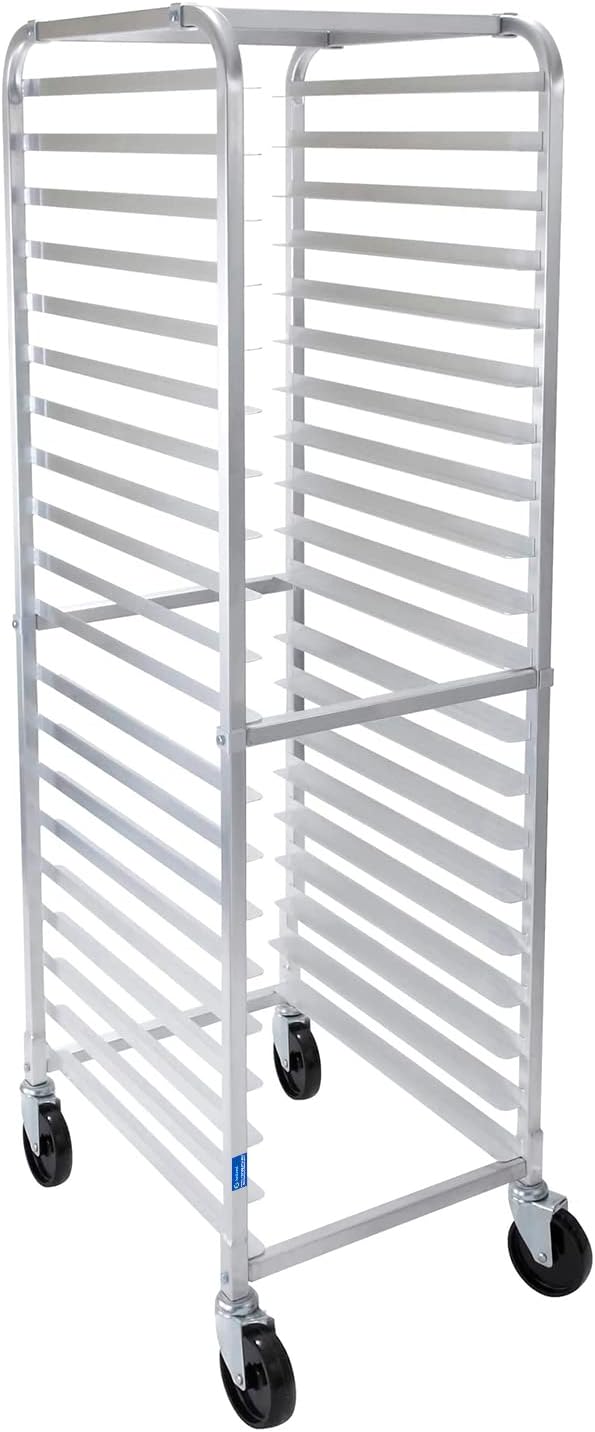 Commercial Kitchen Pan Rack Heavy Duty, Sheet Rack, with Wheels (20