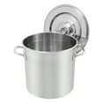 thumbnail image 1 of Commercial Large Stainless Steel Pot Cooking Pot with Lid Heavy Duty Pasta Pot Kitchen Soup Pot Stockpot for All Stoves, Store Fruit, Vegetable, Food, Dishwasher Safe (21L), 1 of 10