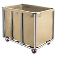 thumbnail image 1 of Commercial Laundry Cart with Wheels,400L for Home,Hotel(Beige) | 440 lbs Large Industrial Laundry Cart,Rolling Laundry Cart with Sturdy Stainless Steel Frame and Oxford Bag for Hospital, 1 of 6