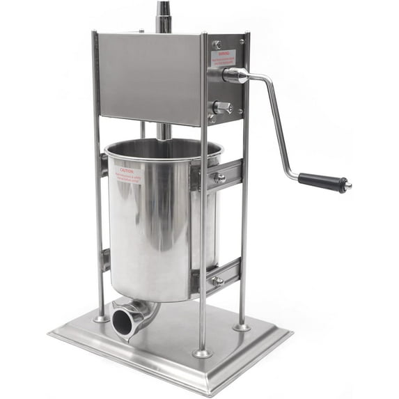 Commercial Manual Churro Maker with 4 Nozzles, 10L Dual Speeds Stainless Steel Churro Maker Vertical Spanish Churro Maker Machine Tamale Machine Maker Latin Fruit Machine