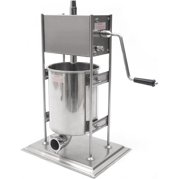 Commercial Manual Churro Maker with 4 Nozzles, 10L Dual Speeds Stainless Steel Churro Maker Vertical Spanish Churro Maker Machine Tamale Machine Maker Latin Fruit Machine