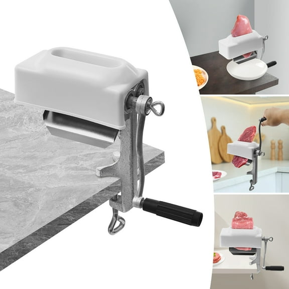 Commercial Meat Cuber Heavy Duty Steak Cuber Meat Tenderizer Tool (Sliver)