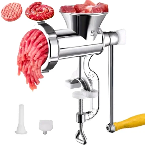 Commercial Meat Grinder.Mincer Stuffer Manual Sausage Filler Sauce Maker Machine