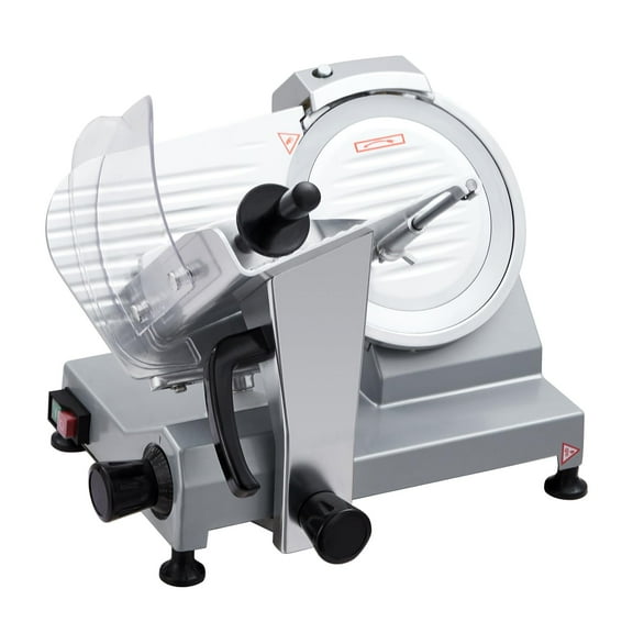 Commercial Meat Slicer,210W High Power Pure Copper Motor,Semi-Automatic Meat Cutter Equipped With Detachable Blades With A Diameter Of 220mm, Child Lock Protection,For Kitchen Restaurant Supermarket
