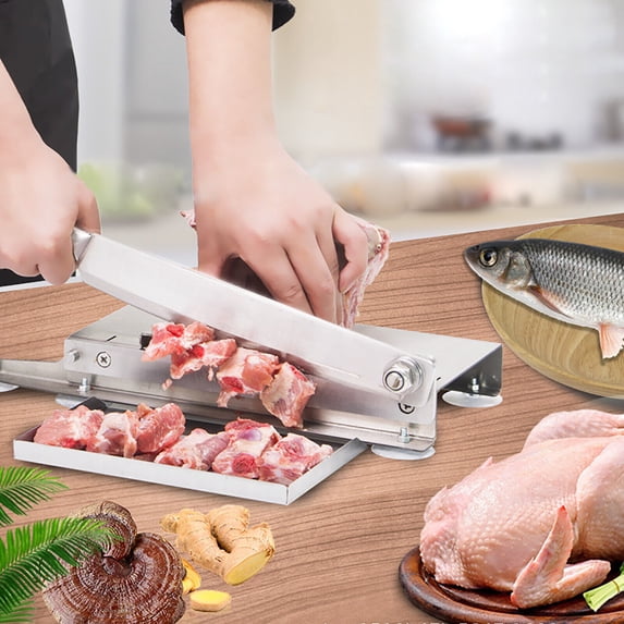 Commercial Meat Slicer Manual Meat Cutting Machine Stainless Steel Blade