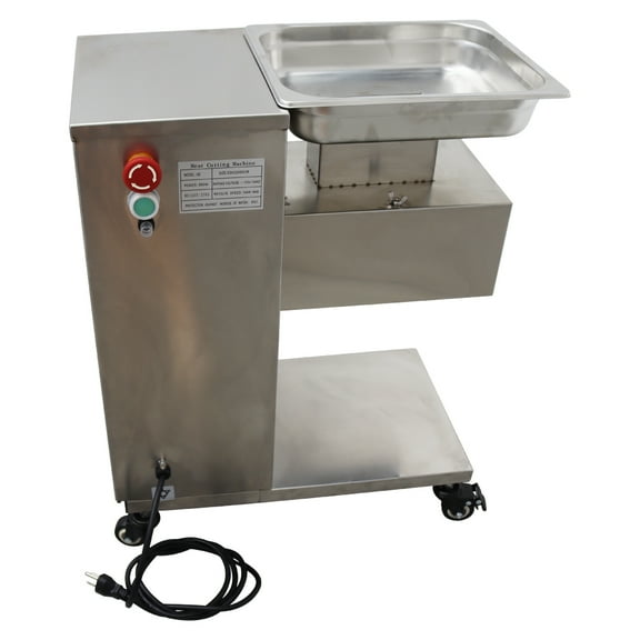Commercial Meat Slicer Steak Pork Cutter with 7mm Blade Stainless Steel