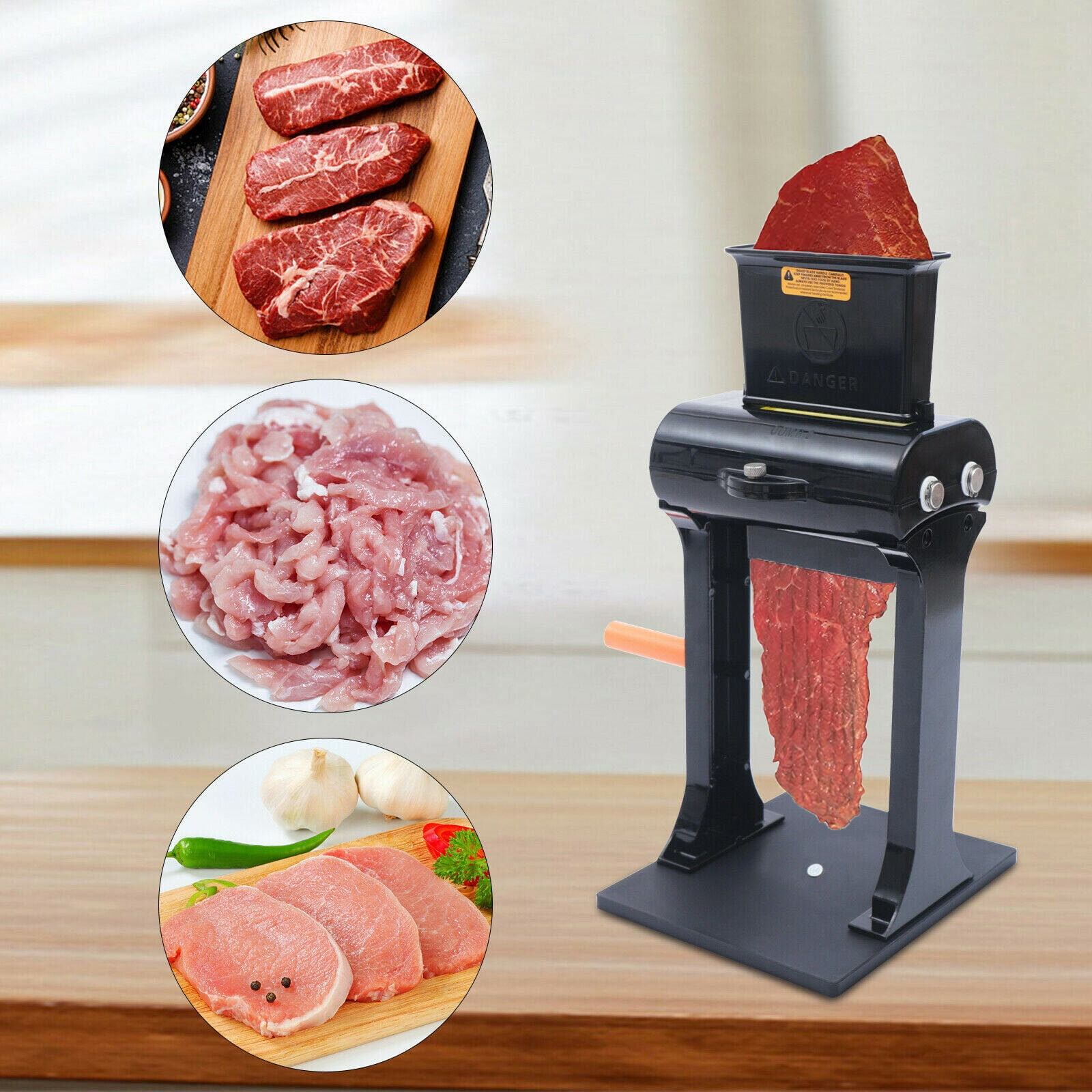Manual Heavy Duty Meat Tenderizer Cuber Tool Hand Crank Steak Flatten  Kitchen