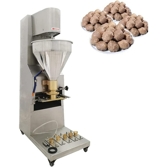 Commercial Meatball Forming Machine Electric Meat Ball Making Tool Automatic Beef Fish Pork Meat Baller with 6 Models 280-300 pcs/min
