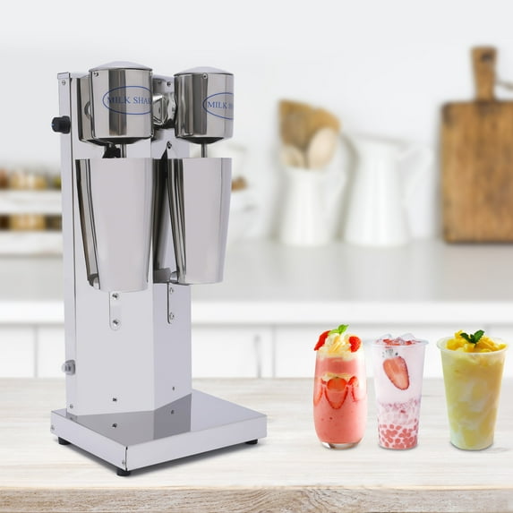 Commercial Milkshake Machine Maker Ice Cream Mixer Smoothie Blender Double Heads Milk Shaker
