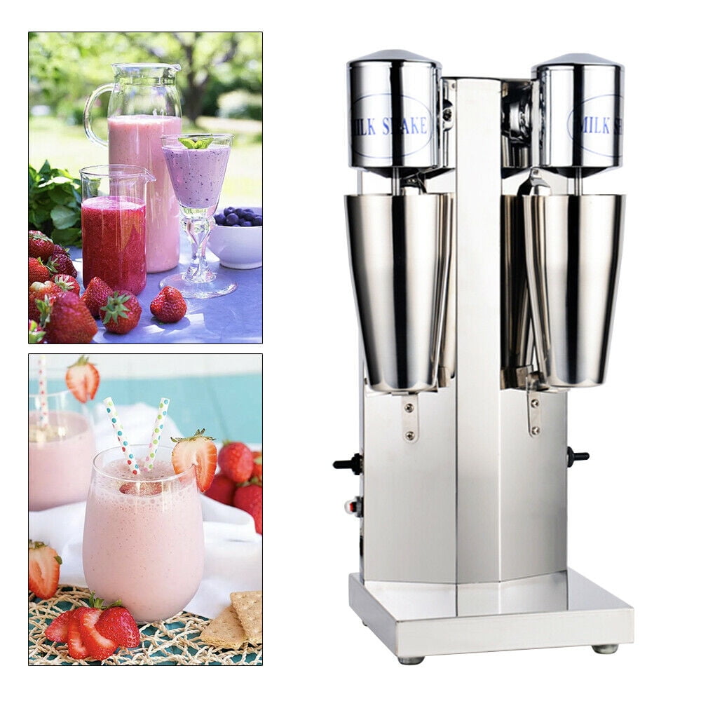 VEVOR Milkshake Maker, 375W x 3 Electric Milkshake Machine, Commercial  Triple Heads Drink Mixer Blender, LED Intelligent Microswitch, 3-Speed  Milkshake Mixer with 3 x 820 ml Stainless Steel Cups