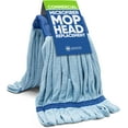 thumbnail image 1 of Commercial Mop Head Replacement – 1 Pack Blue Medium Microfiber Tube Mop (14 oz.) | Industrial Wet Mops | Refill Heads, Machine Washable, Heavy Duty | Hardwood, Tile, Laminate, Vinyl Floors, 1 of 7