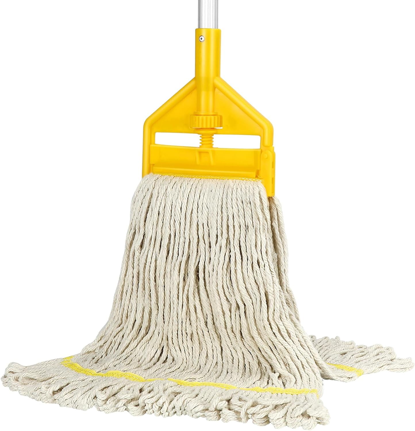 Commercial Mop Heavy Duty Industrial Cotton Mop with Long Handle,Looped