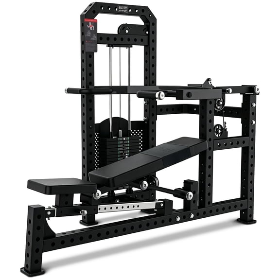 Commercial Multi Press Combo Machine, 3-in-1 Adjustable Chest Press, Incline Press & Shoulder Press, Unique Triple-Grip Handle Design, 220 Lb Weight Stack, 12-Gauge Steel 3x3 Tubing, Home & Gym Use