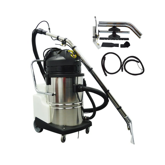 Commercial Multi-Purpose 3 in 1 Carpet Extractor Machine Wet Dry Vacuum Cleaner Floor Cleaning Machine 60L 110V 2000W