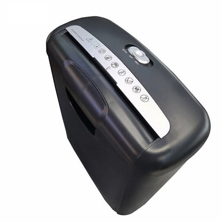 Commercial Office Shredder Paper Destroy Crosscut Heavy-duty Cd Dvd Credit Card Black