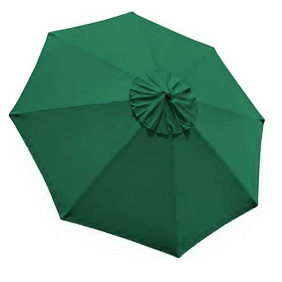 Commercial Patio Umbrella With Replaceable C Anopy 270Cm Sun & Rain For Gardens | 8 Rib Frame In 5 Colors (Black/Beige/Khaki/Green/Red) Umbrella