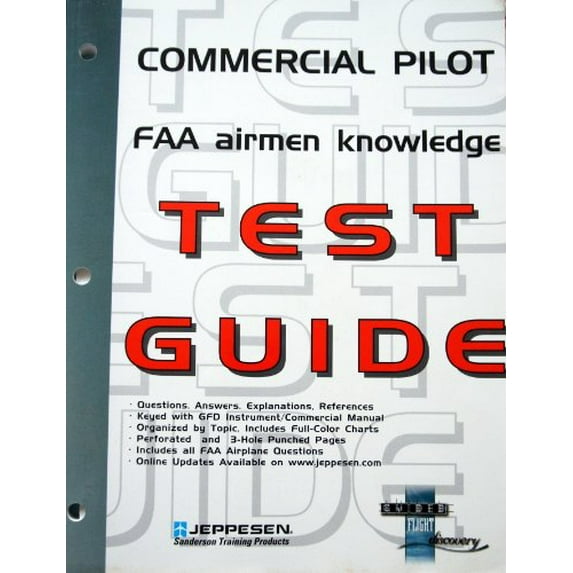 Pre-Owned Commercial Pilot FAA Airmen Knowledge Test Guide: For Computer Testing (Paperback) 0884873080 9780884873082