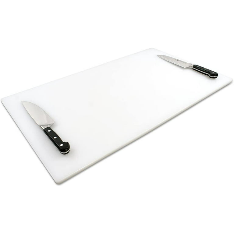 Commercial Plastic Cutting Board, Extra Large 30 x 18 x 0.5 inch