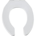 thumbnail image 1 of Commercial Plastic Round Toilet Seat Finish: White, 1 of 1