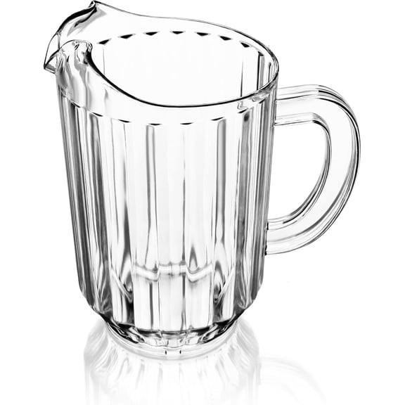 Commercial Polycarbonate Water Pitcher, 60 oz, Clear