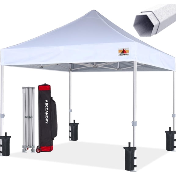 Commercial Pop Up Canopy Tent 8x8 Premium-Series, White