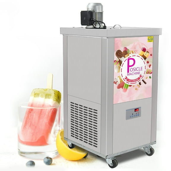 Commercial Popsicle Machine, 40 pcs Popsicle Ice Pop Making Machine in Stainless Steel