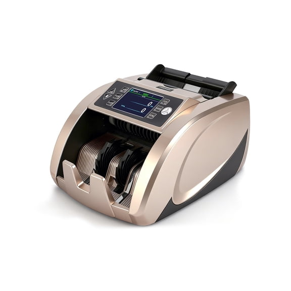 Commercial Portable Bill Counter, Elevated LED UV Magnetic IR Scanner