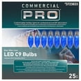 thumbnail image 1 of Commercial Pro CPro LED Light Bulbs-S/25-C9 Blue Item #3723833 Model #111392, 1 of 2