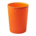 thumbnail image 1 of Commercial Products Deskside Wastebasket/Trash Can, Small Plastic Trash Can, Round Garbage Can for Home/Office, Waste Basket Fits Under Desk/Sink/Cabinet/Bathroom/Bedroom(Orange,9.68x7.87x12.71"), 1 of 9