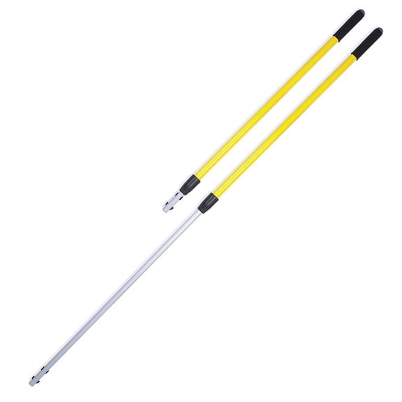 Commercial Products Hygen Quick-connect Adjustable Extension Handle/pole Lightweight Cleaning Tool For Floors/walls/ceilings/windows Janitorial/residential/commercial/business Yellow
