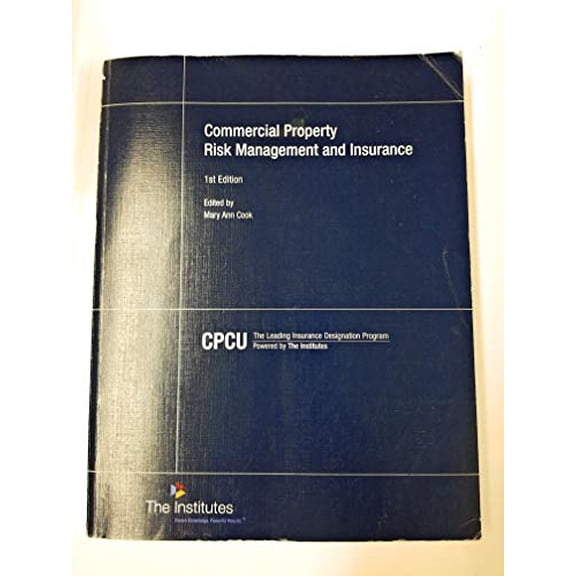 Pre-Owned Commercial Property Risk Management and Insurance (CPCU) Hardcover