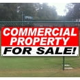 thumbnail image 1 of Commercial Property Sale 13 oz heavy duty vinyl banner sign with metal grommets, new, store, advertising, flag, (many sizes available), 1 of 3